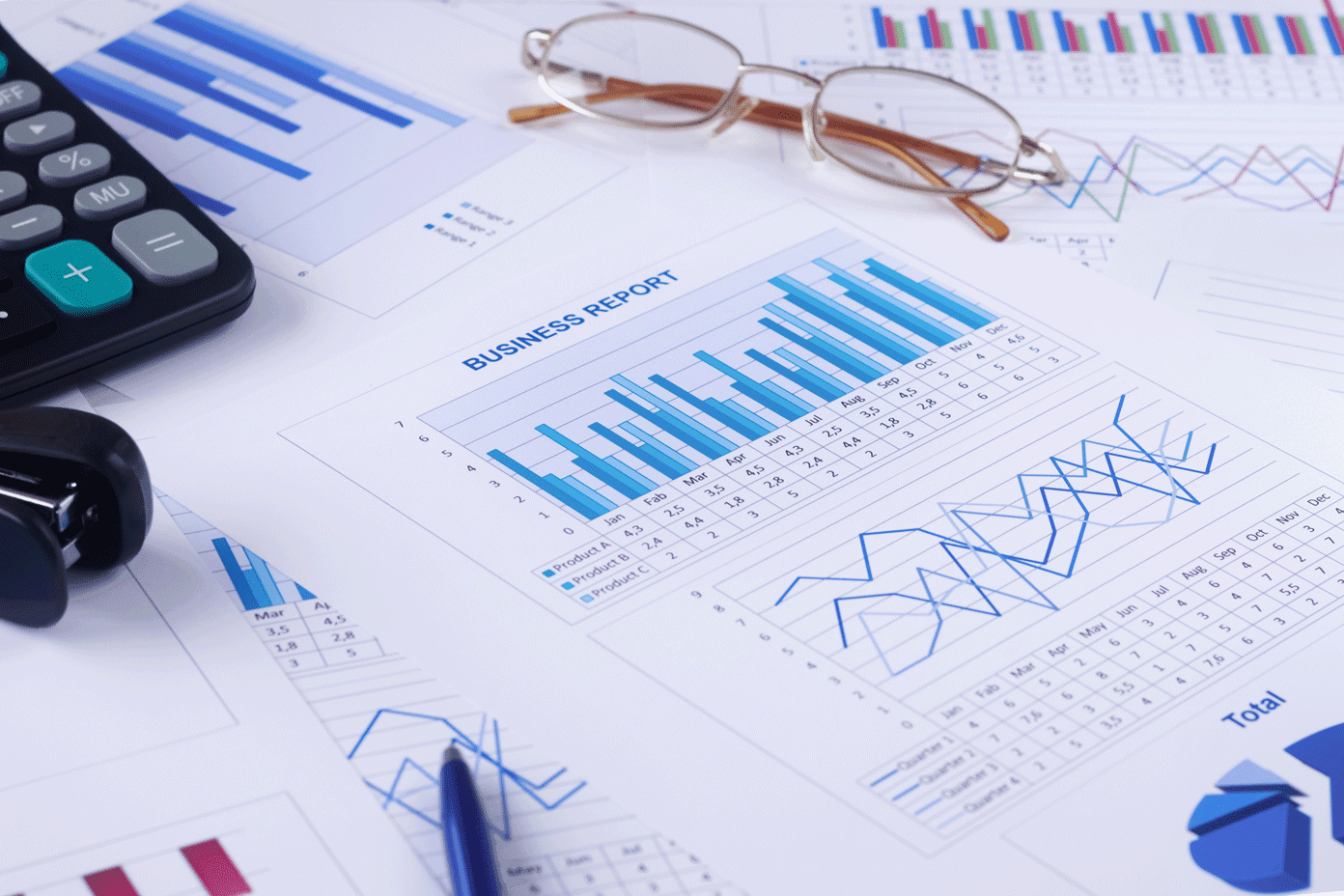 Stock management illustration